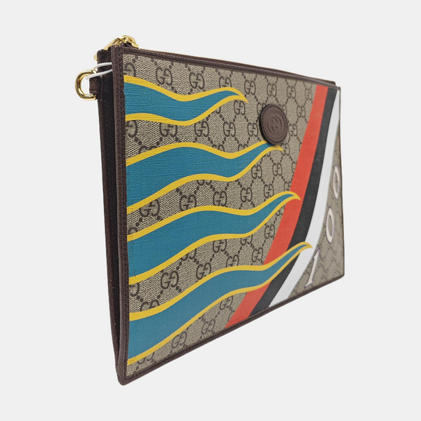 Courrier Monogram Coated Canvas Beige