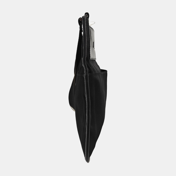 Fabric Shoulder Bag Black