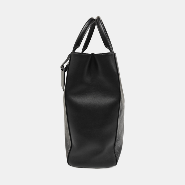 ALL-IN Monogram Coated Canvas Black