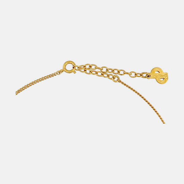 Petit CD Metal Gold Necklace