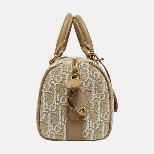 Boston Oblique Canvas Beige
