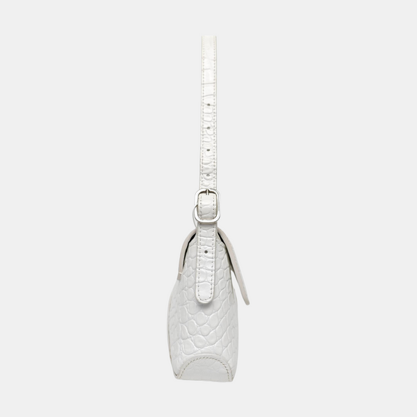 Calfskin Shoulder Bag White