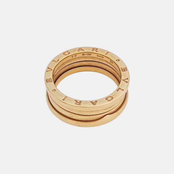 B.ZERO1 18k Rose Gold Ring EU 60