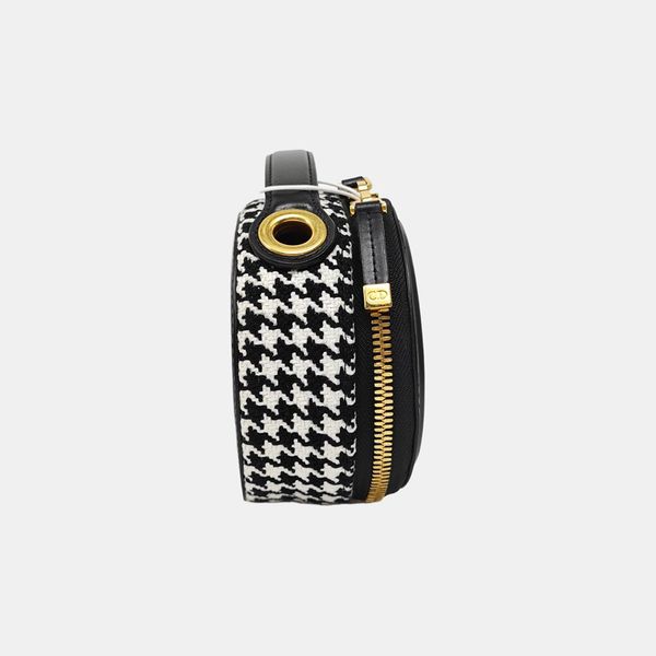 CD Signature Oblique Calfskin Black