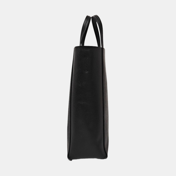 Authenticated pre-owned VERTICAL CABAS Small Calfskin Black - Tote Bag at Looply