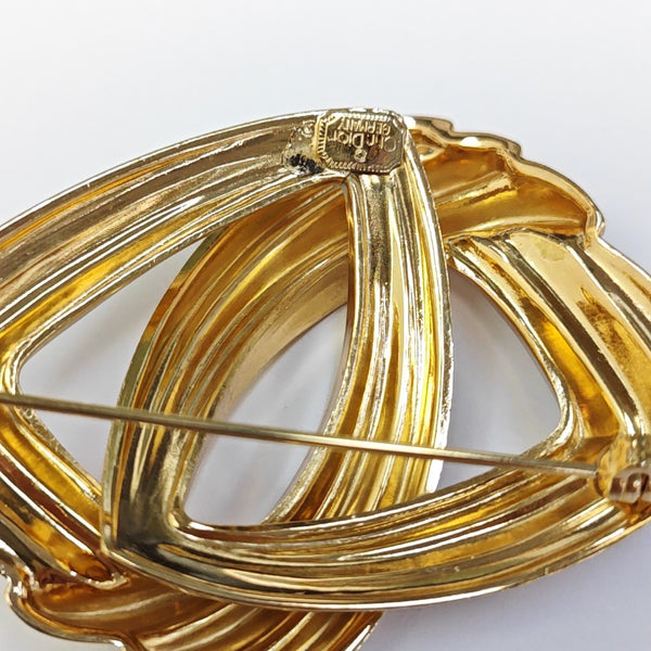 Metal Gold Brooch