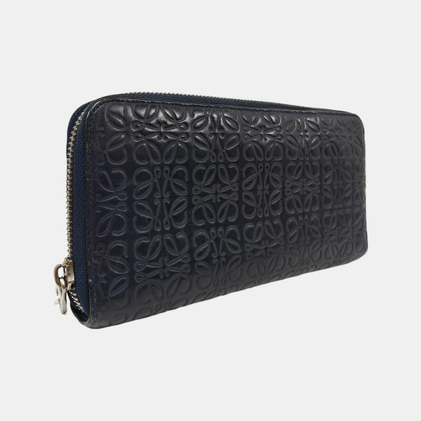 Repeat Calfskin Blue Wallet