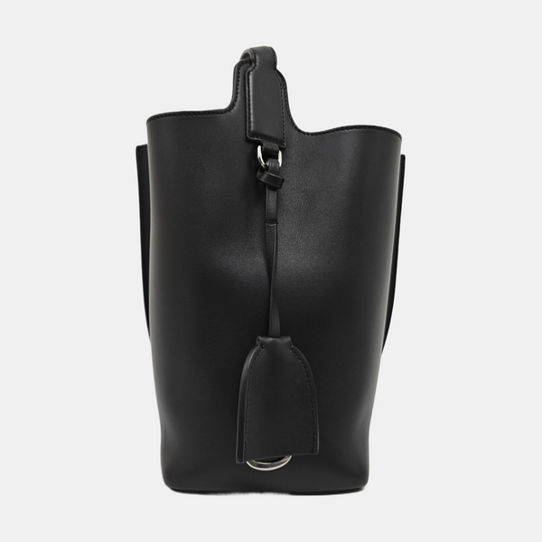 Calfskin Bucket Bag Black