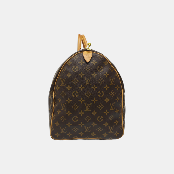 SAC SOUPLE 55 Monogram Coated Canvas Brown