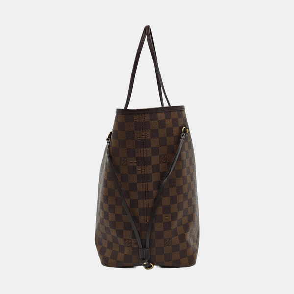 NEVERFULL GM Damier Ebene Coated Canvas Brown