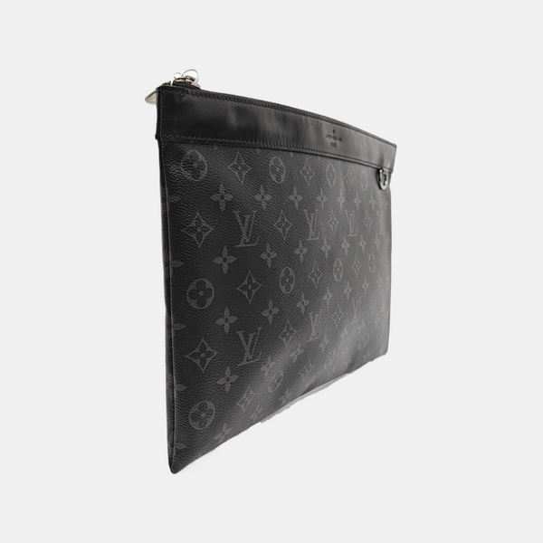 DISCOVERY Monogram Coated Canvas Gray