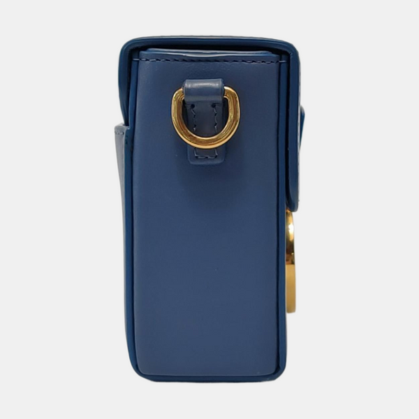 Authenticated pre-owned 30 Montaigne Calfskin Blue - Shoulder Bag at Looply