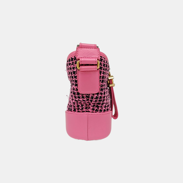 GABRIELLE Small Quilted Wool Pink