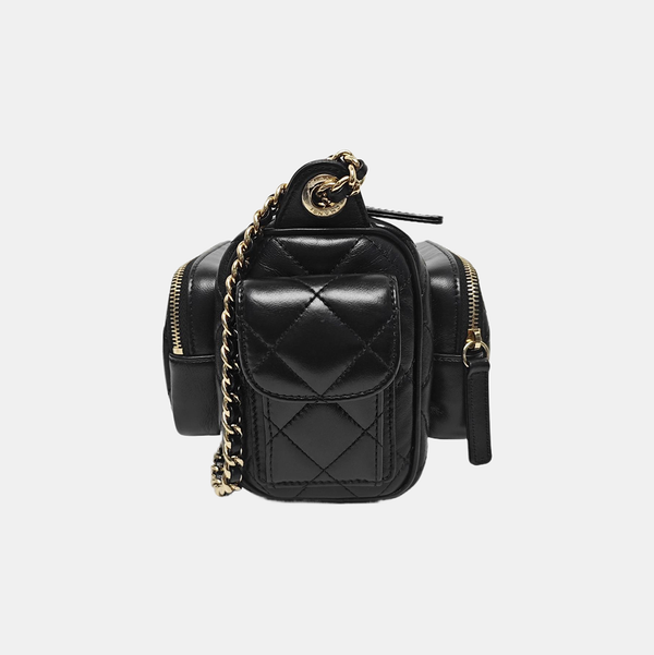 Quilted Lambskin Black