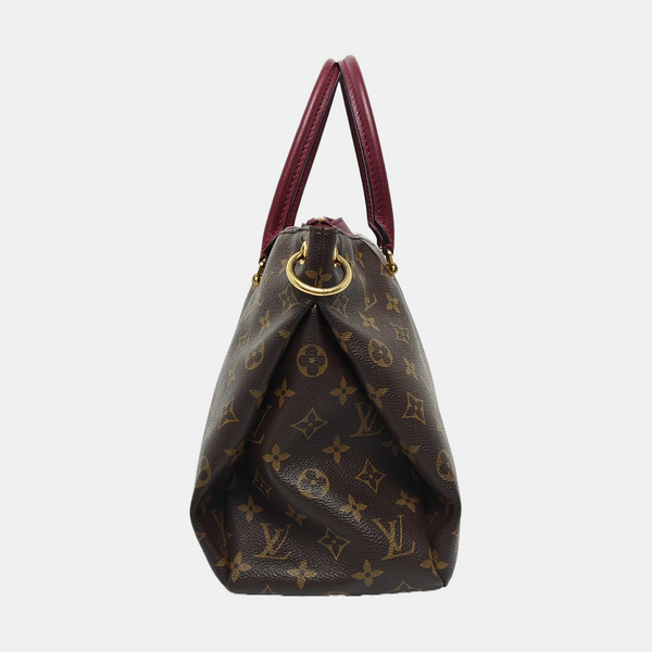 PALLAS Monogram Coated Canvas Brown