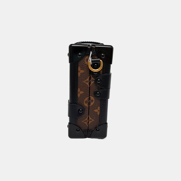 PETITE MALLE Monogram Coated Canvas Brown