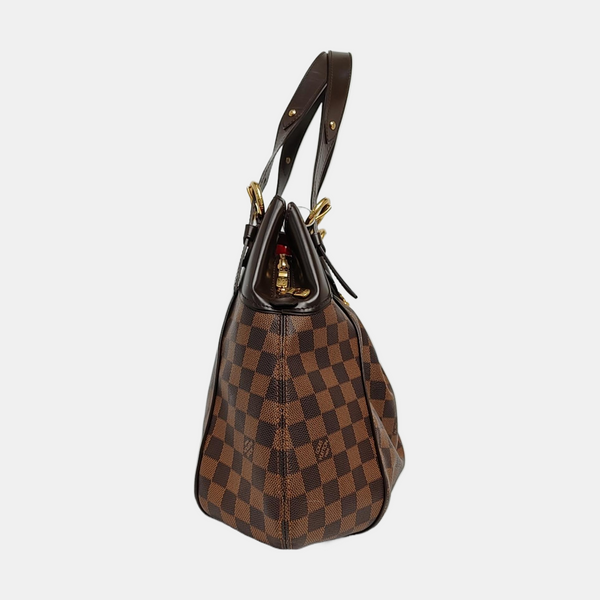 SISTINA GM Damier Ebene Coated Canvas Brown