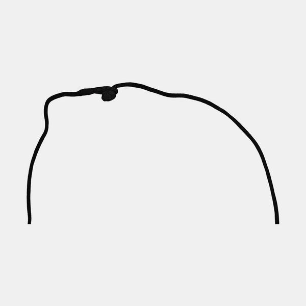 Elsa Peretti Fabric Black Necklace
