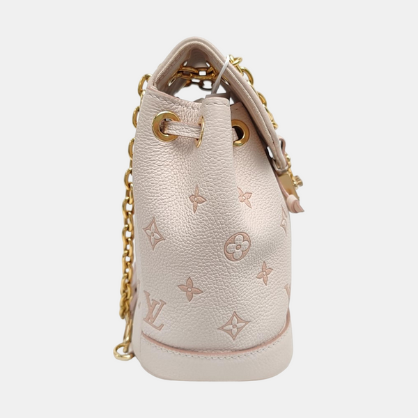 NOÉ Nano Monogram Calfskin Beige