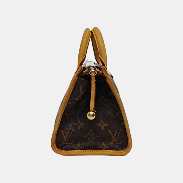 POPINCOURT Monogram Coated Canvas Brown