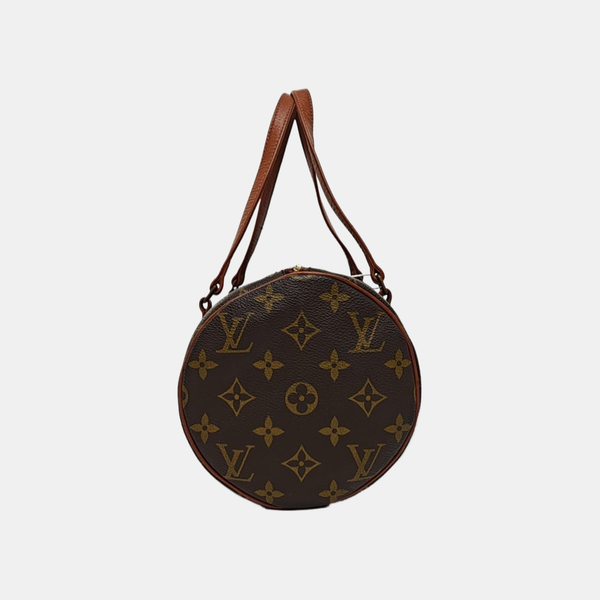 PAPILLON MM Monogram Coated Canvas Brown