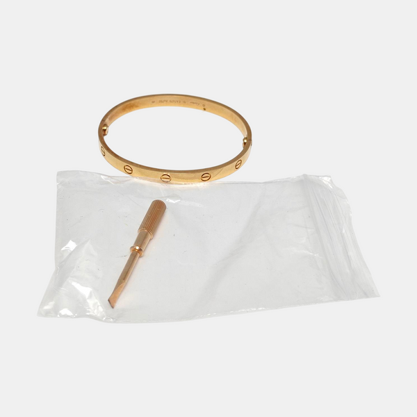 LOVE 18k Rose Gold Bangle