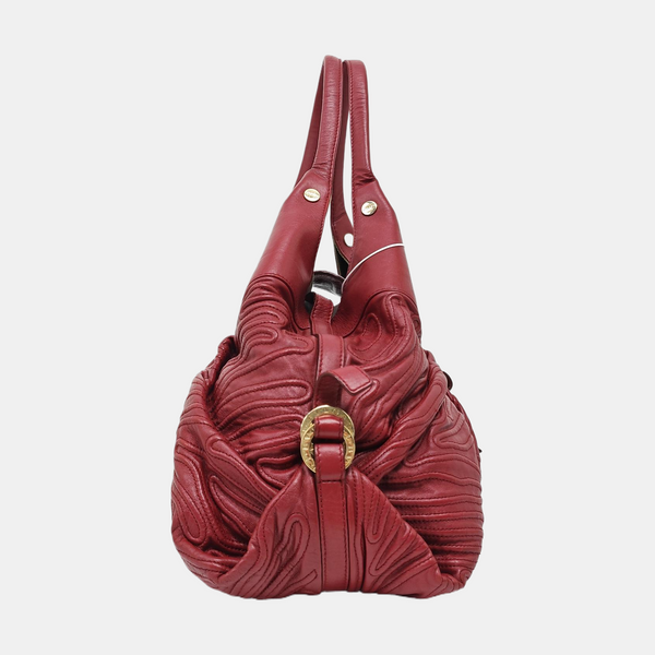 CHANDRA Calfskin Red