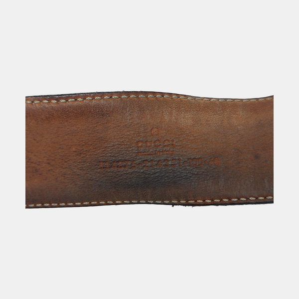 Fabric Belt Brown