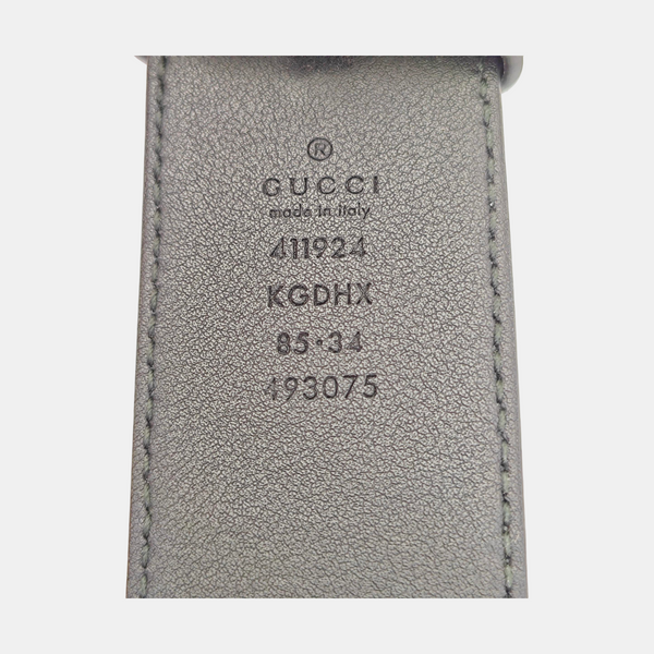 Coated Canvas Belt Black