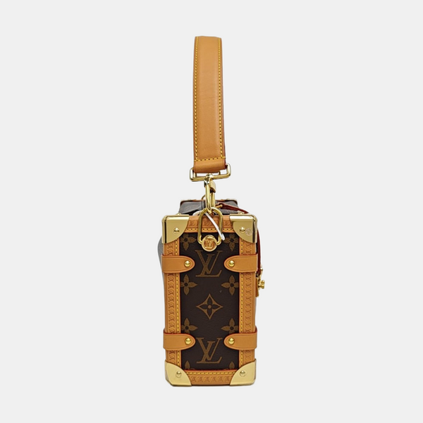 SIDE TRUNK MM Monogram Coated Canvas Brown