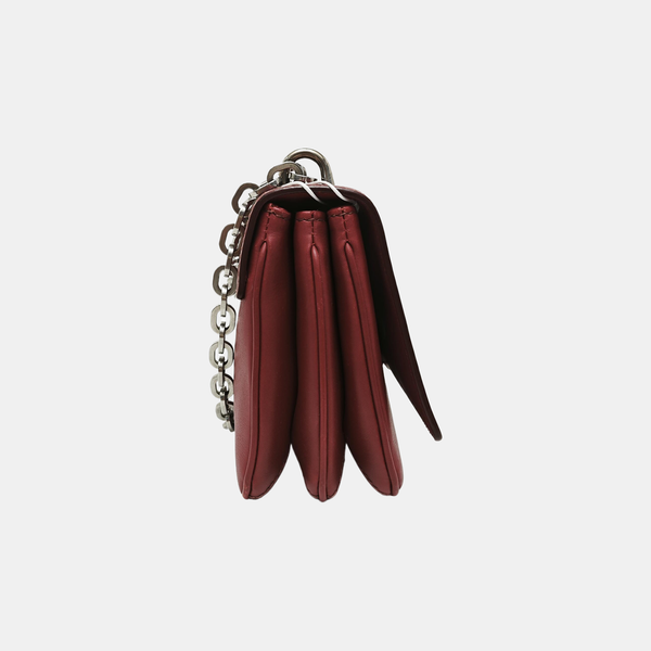 Calfskin Crossbody Bag Red