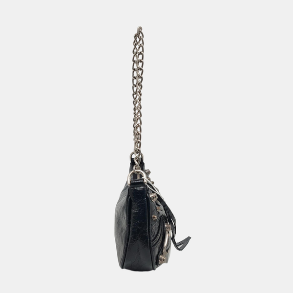 Le Cagole Mini Lambskin Black
