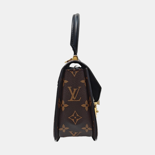 Monogram Coated Canvas Shoulder Bag Super Mini Brown