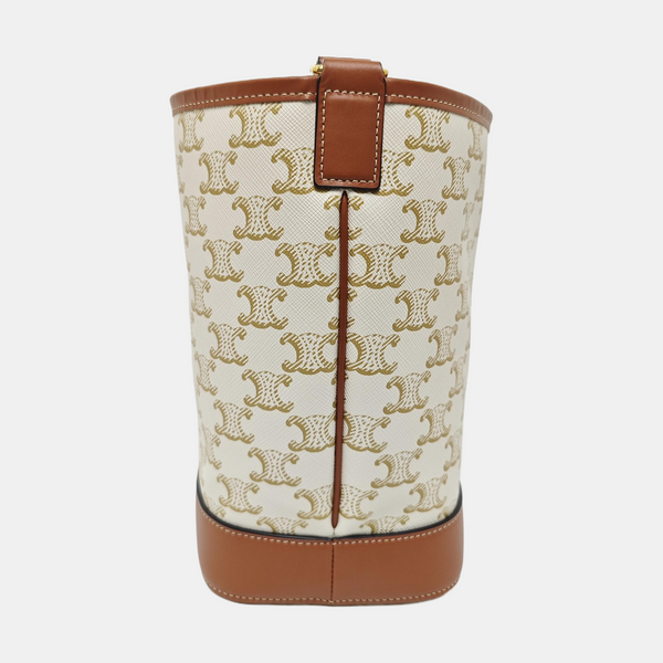 TRIOMPHE CANVAS Small Coated Canvas Beige