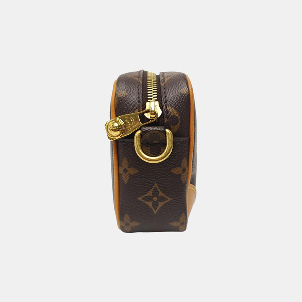 MARLY DRAGONNE Mini Monogram Coated Canvas Brown
