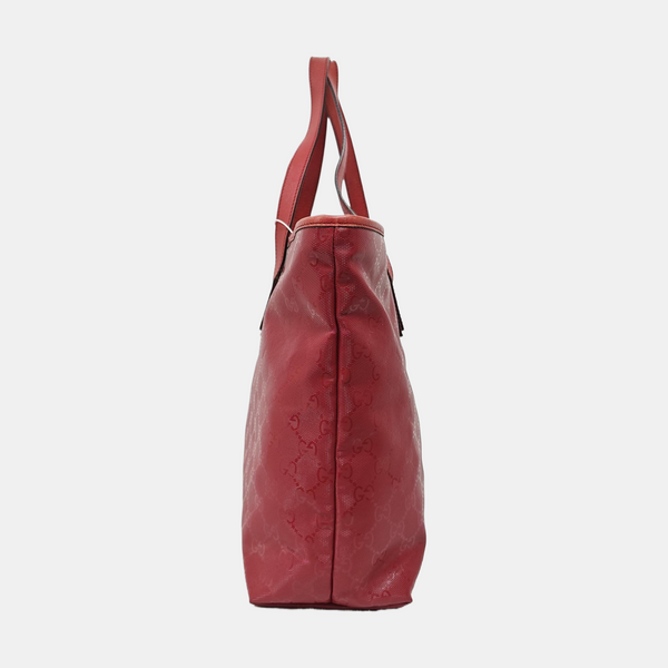 GG Imprime Monogram Coated Canvas Red