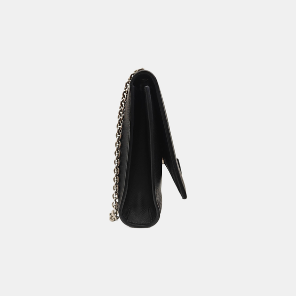 Ginny Small Calfskin Black