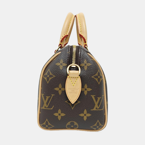 SPEEDY 20 Monogram Coated Canvas Brown