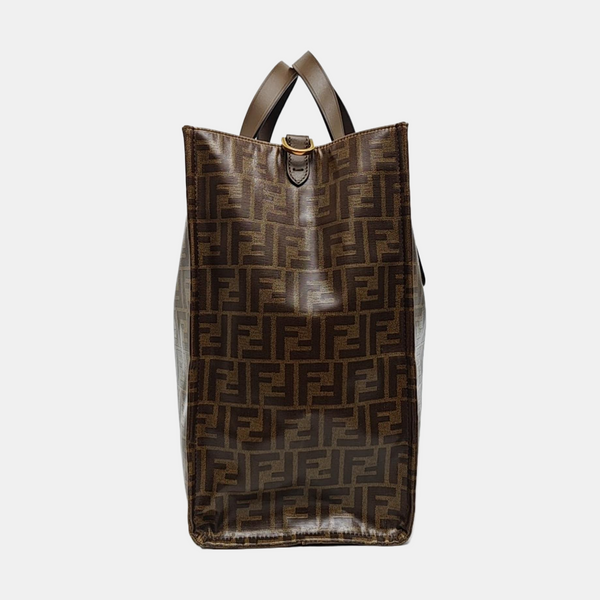 Mania Coated Canvas Brown