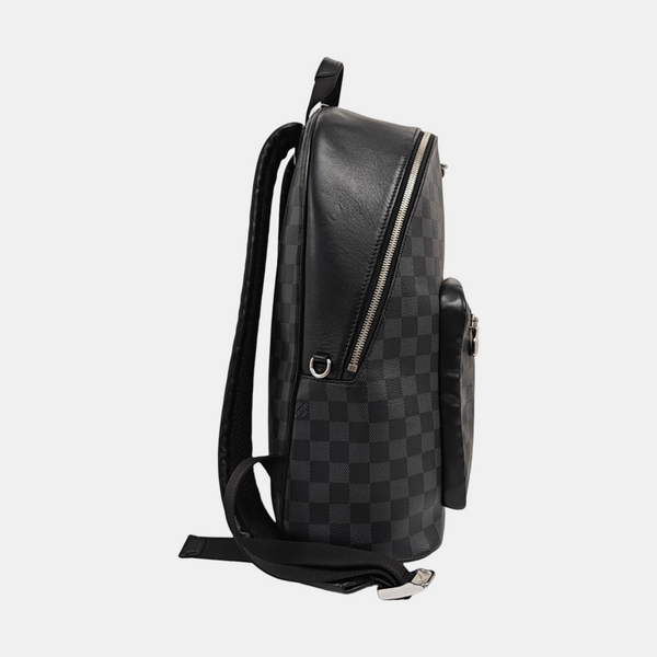JOSH Damier Graphite Calfskin Gray