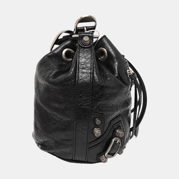 Le Cagole S Lambskin Black