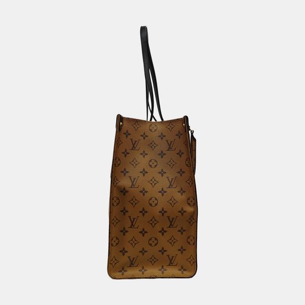ONTHEGO GM Monogram Coated Canvas Brown