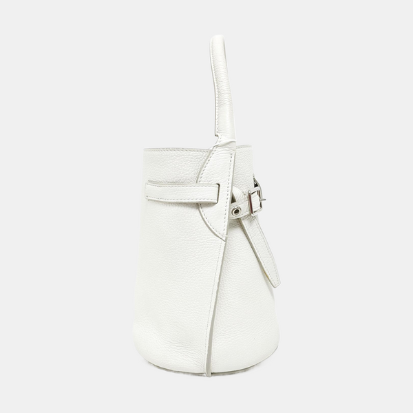 BIG BAG Nano Calfskin White