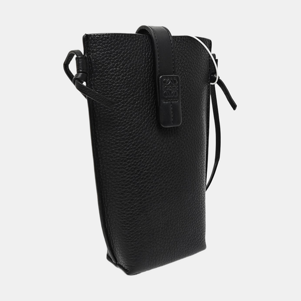 Calfskin Shoulder Bag Black