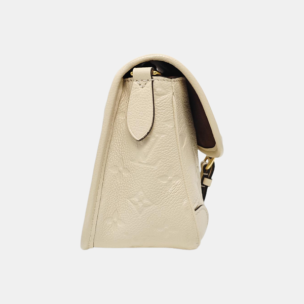 DIANE Monogram Calfskin Beige