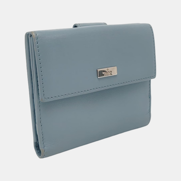 Calfskin Wallet Blue