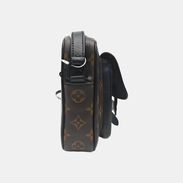 CHRISTOPHER Monogram Coated Canvas Brown