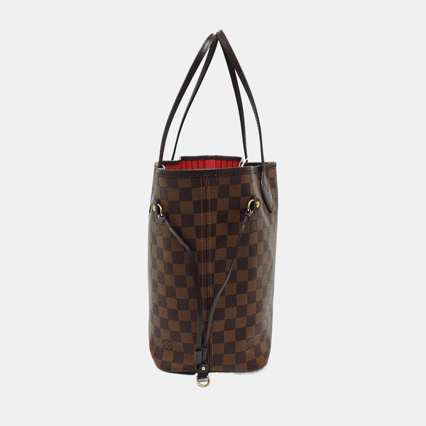 NEVERFULL MM Damier Ebene Coated Canvas Brown
