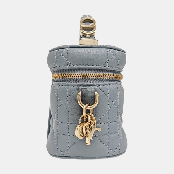 Vanity Lady Dior Cannage Calfskin Blue