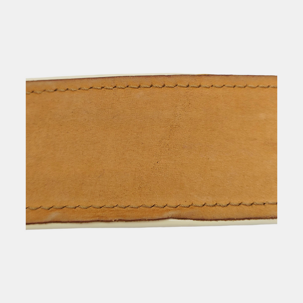 Leather Belt Yellow